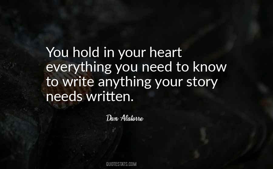 Your Name Is Written In My Heart Quotes #948286