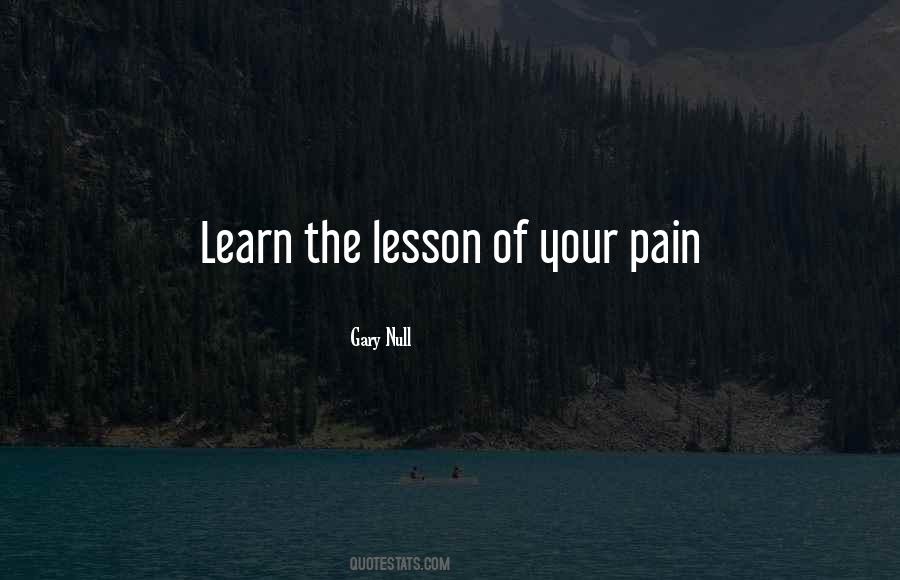 Your Pain Quotes #92898