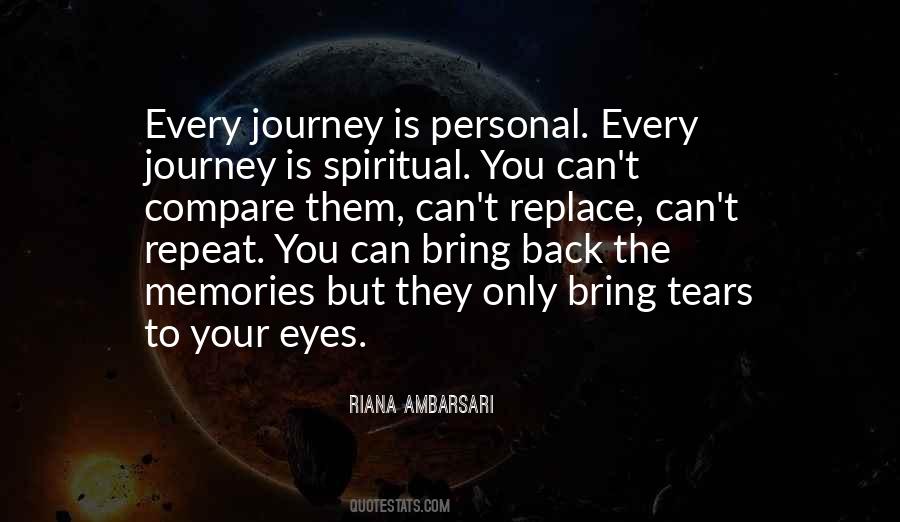 Your Personal Journey Quotes #305027