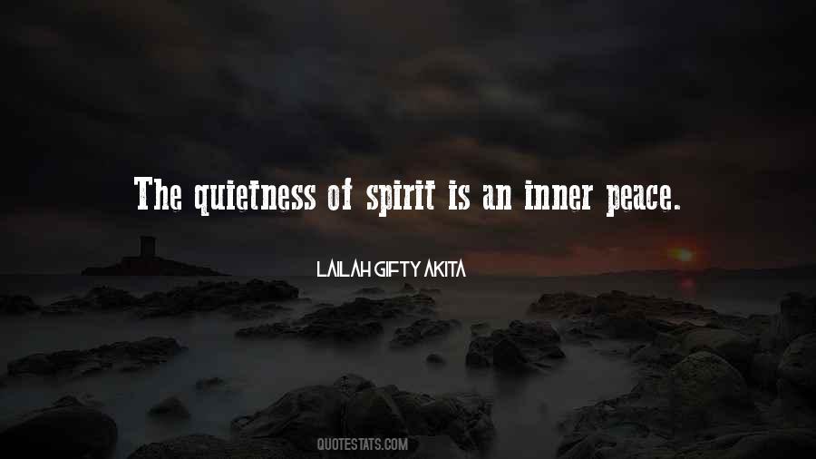 Your Quietness Quotes #318380