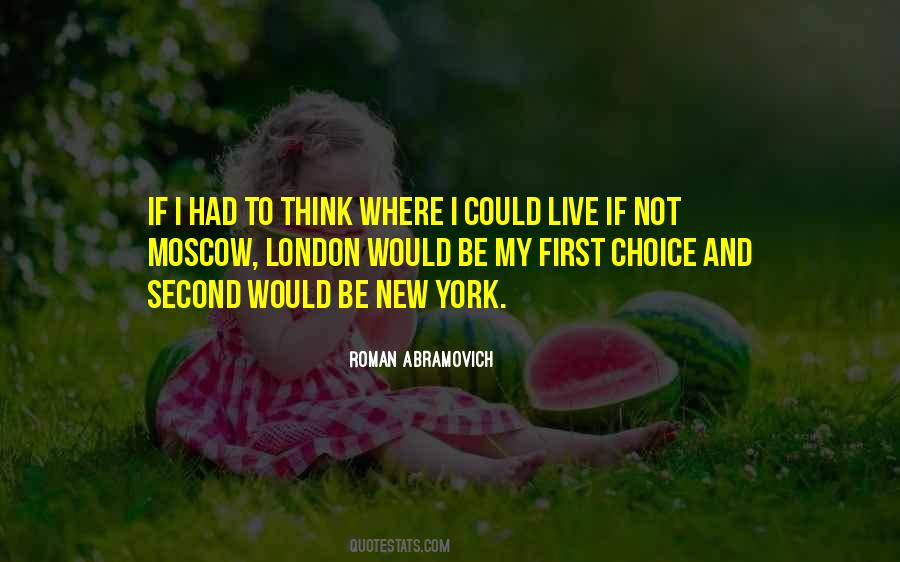 Your Second Choice Quotes #179877