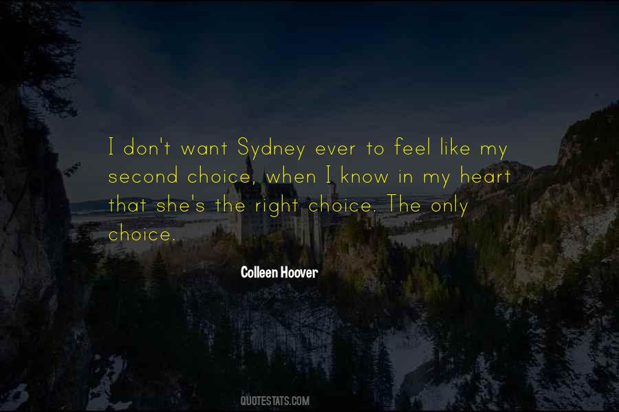 Your Second Choice Quotes #748429