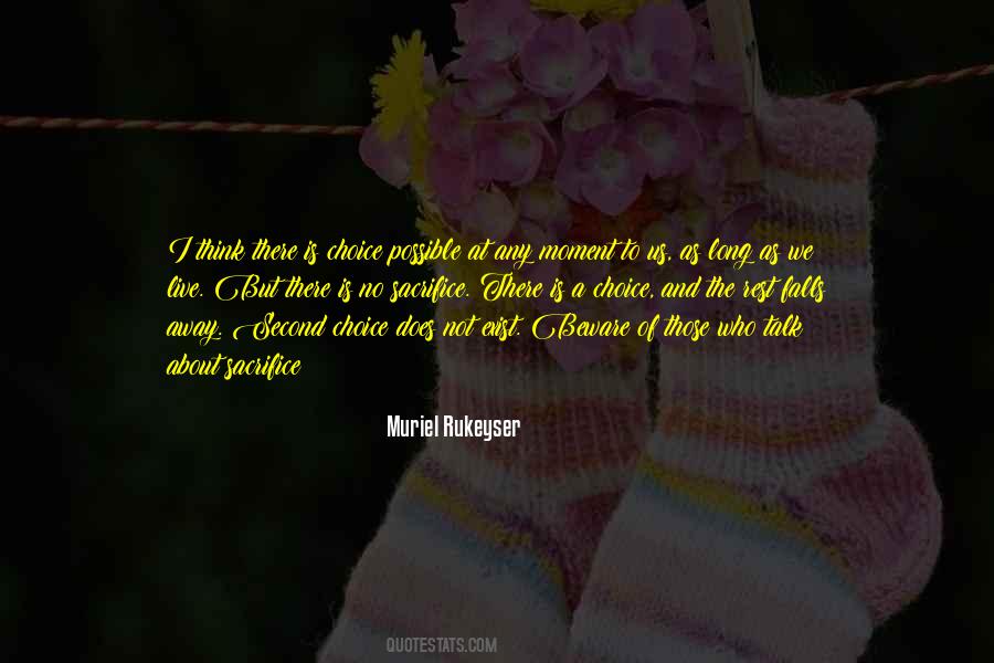 Your Second Choice Quotes #80907