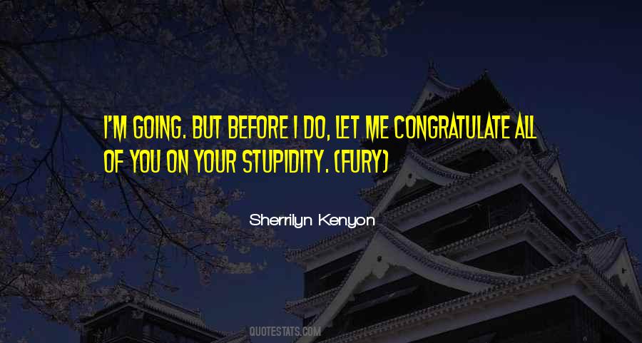 Your Stupidity Quotes #100452