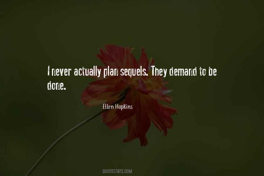 Quotes About Sequels #136444