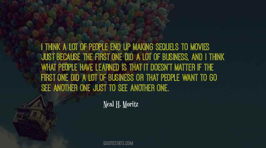 Quotes About Sequels #1444935