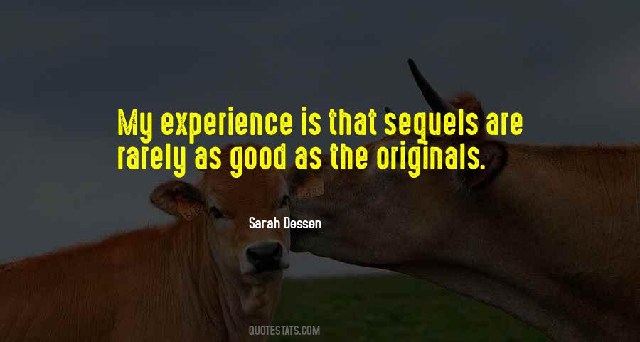Quotes About Sequels #282243