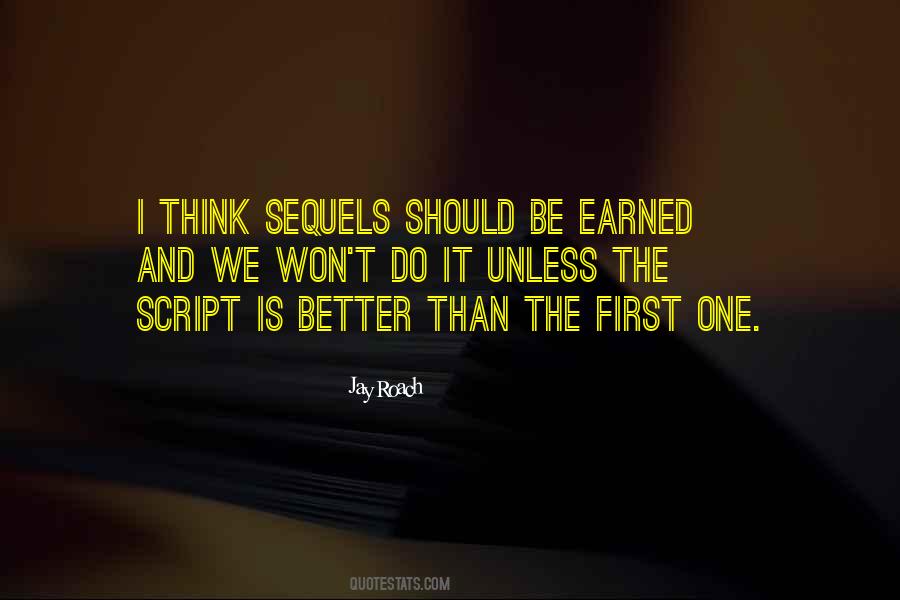 Quotes About Sequels #402137