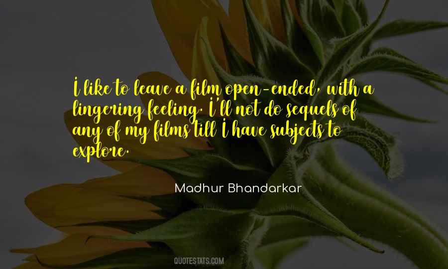 Quotes About Sequels #519099