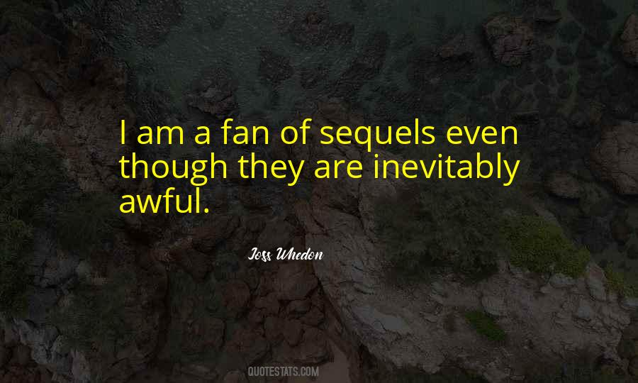 Quotes About Sequels #546551