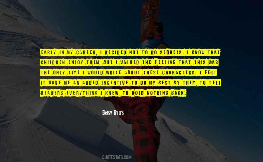 Quotes About Sequels #614617