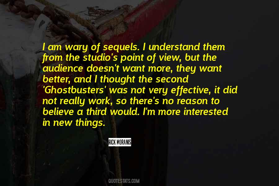 Quotes About Sequels #8115