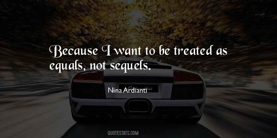 Quotes About Sequels #832948