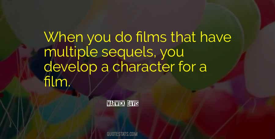 Quotes About Sequels #906491