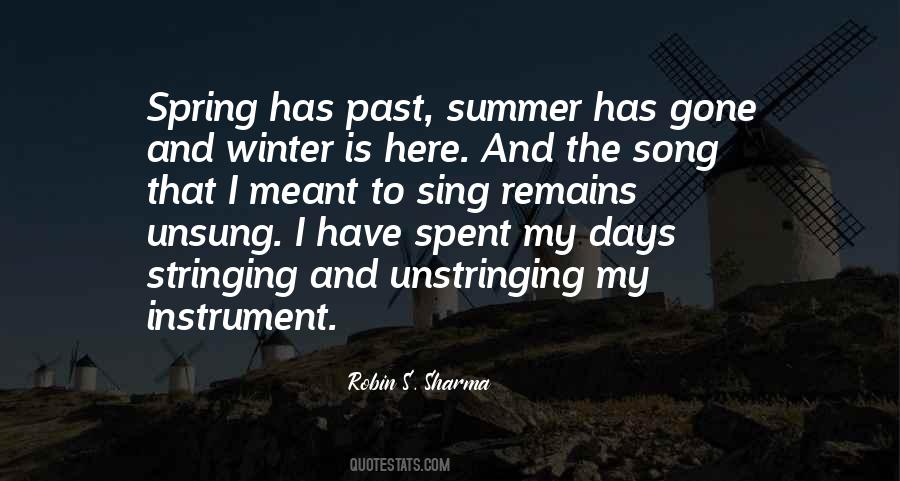 Quotes About Spring To Summer #1767720