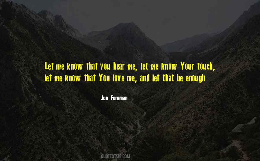 Your Touch Quotes #756237