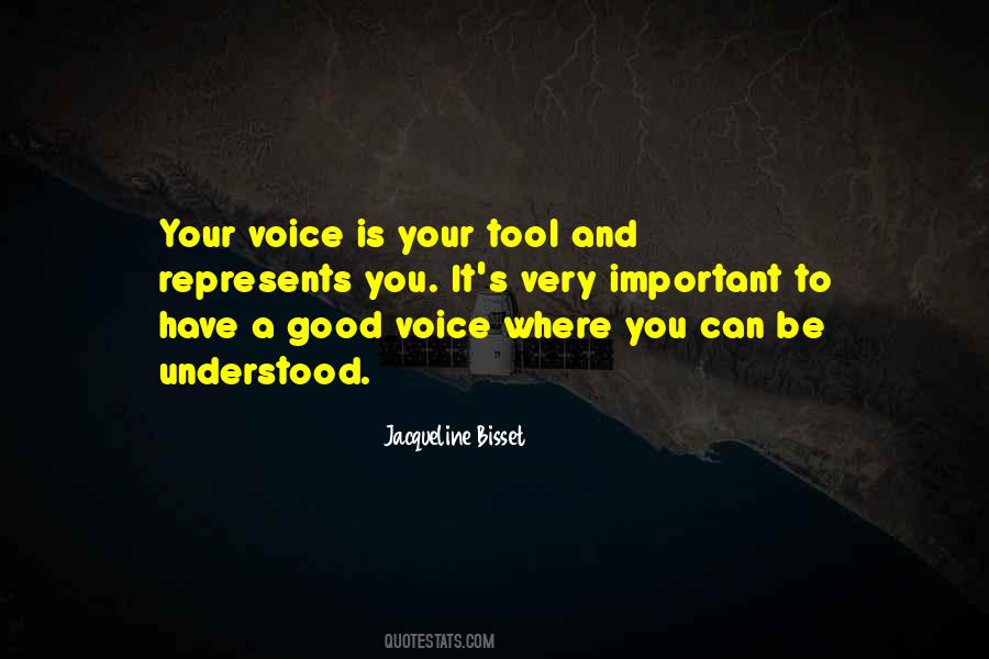 Your Voice Is Important Quotes #363509