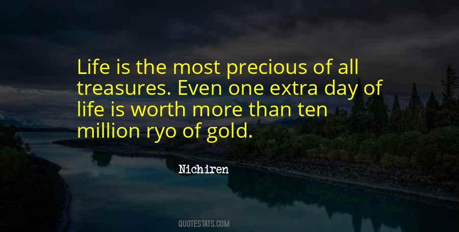 Your Worth More Than Gold Quotes #1059054