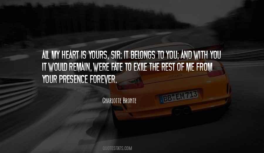 Yours Forever Quotes #1486681