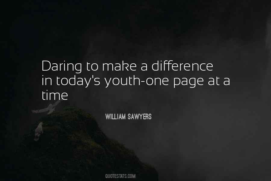 Youth Can Make A Difference Quotes #865778