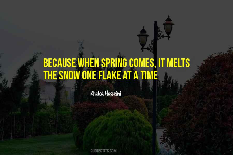 Quotes About Spring Snow #1777243