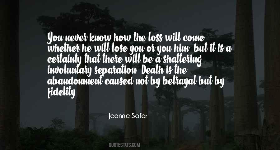 Quotes About Separation By Death #1027811