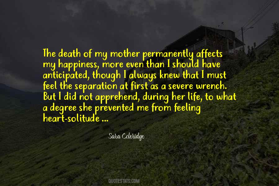 Quotes About Separation By Death #141206