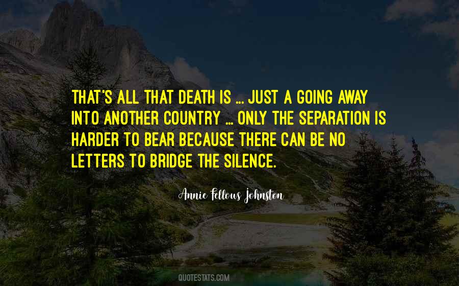 Quotes About Separation By Death #296822