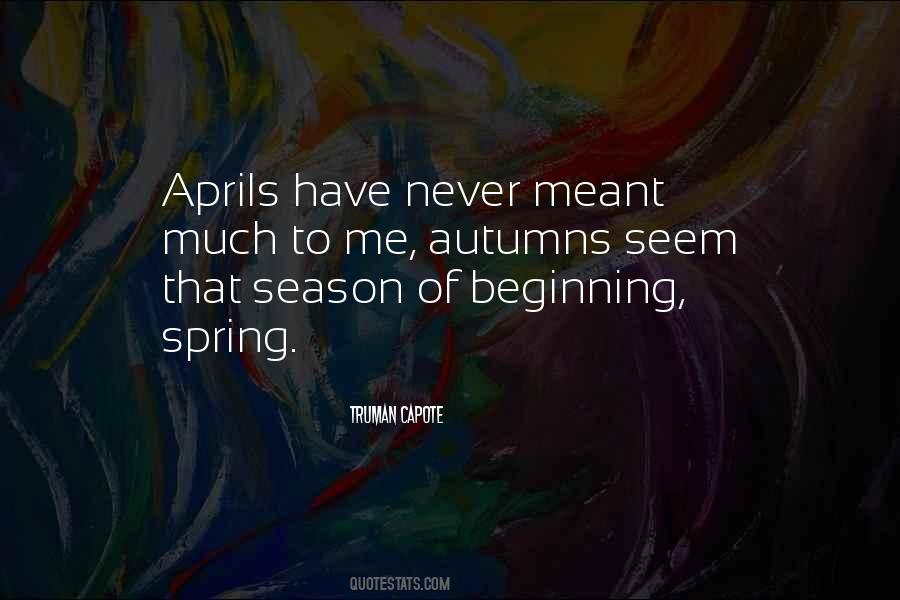 Quotes About Spring Season #1162554