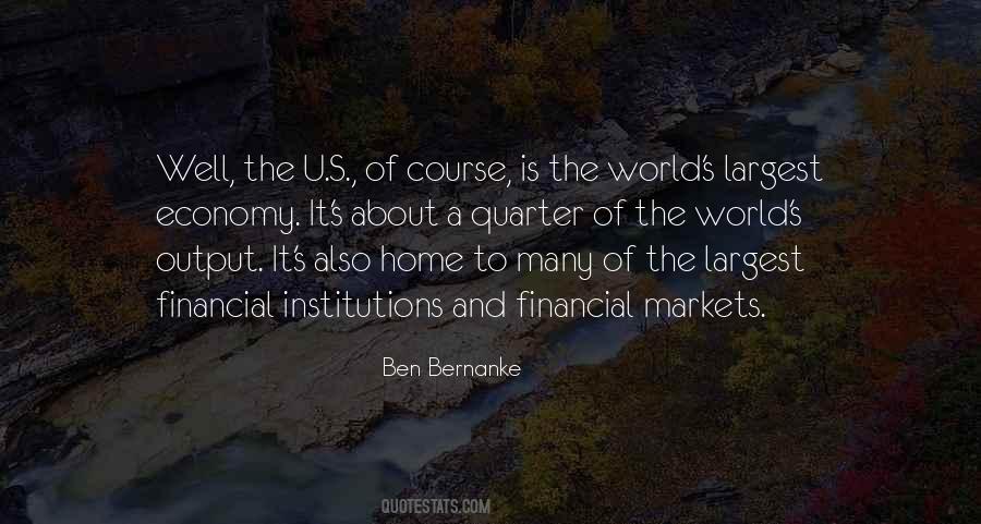 Quotes About Financial Institutions #181151