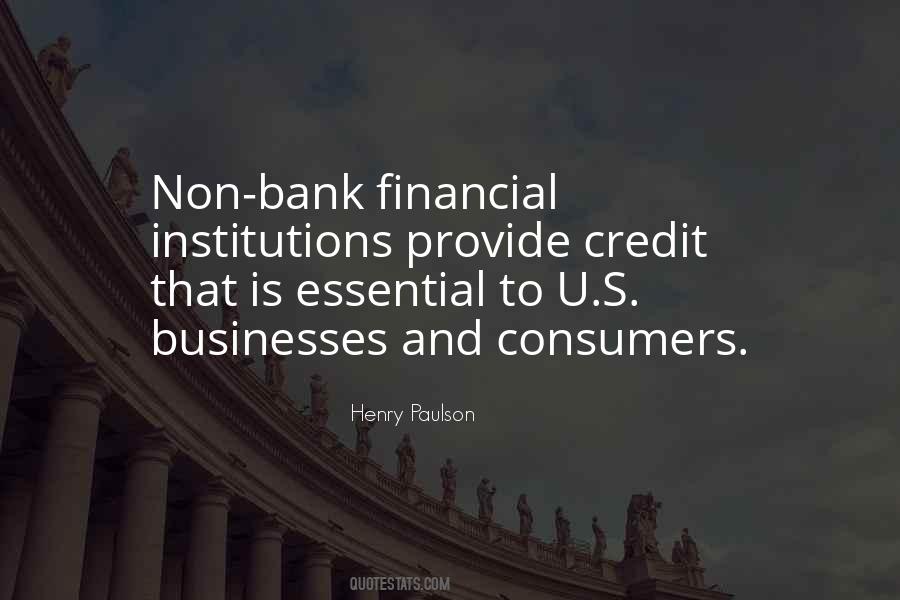 Quotes About Financial Institutions #245765