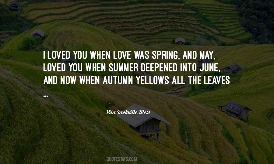 Quotes About Spring Love #78943