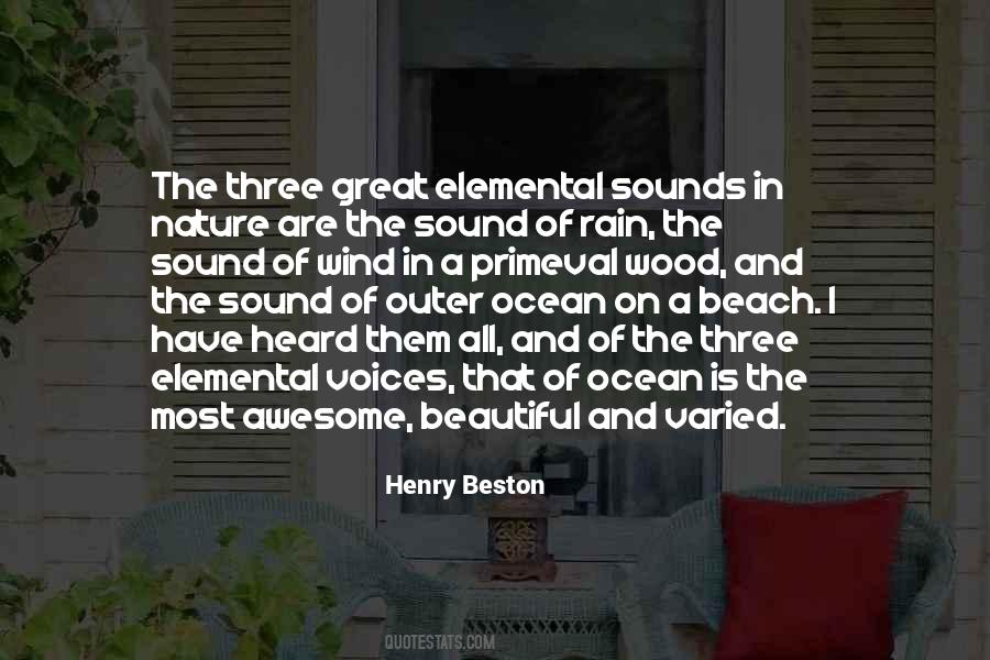 Quotes About Sounds Of Nature #775217