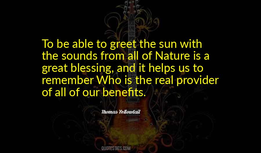 Quotes About Sounds Of Nature #992530
