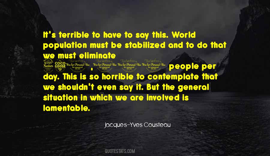 Yves Cousteau Quotes #128532