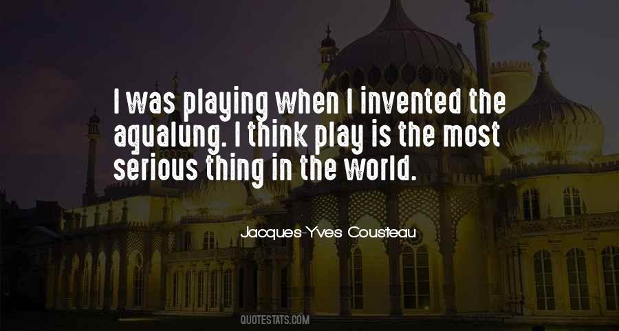 Yves Cousteau Quotes #135789