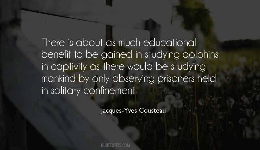 Yves Cousteau Quotes #567813