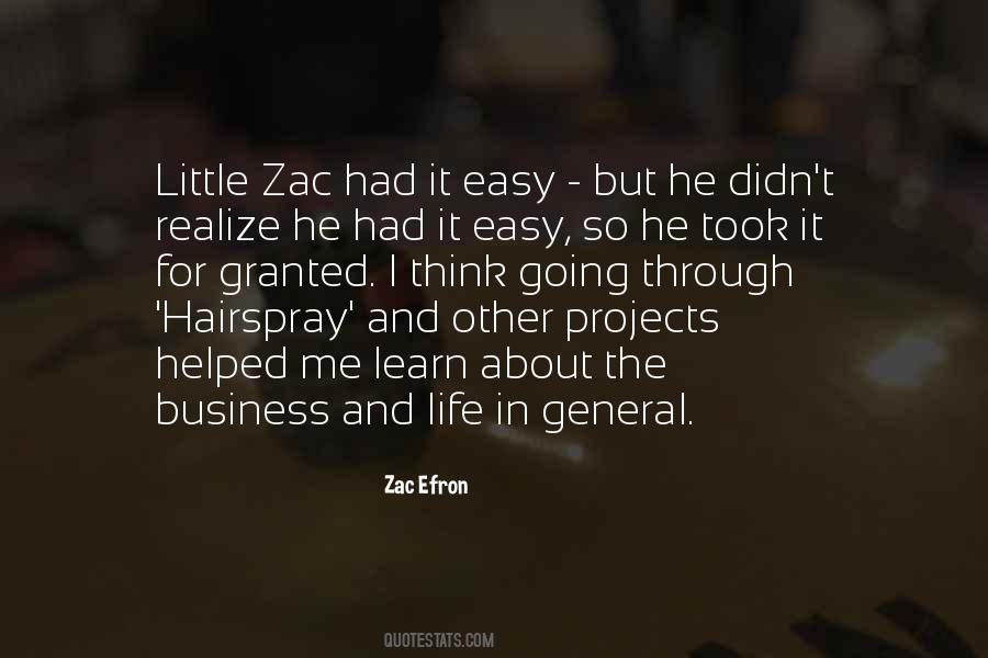 Zac Quotes #1706294