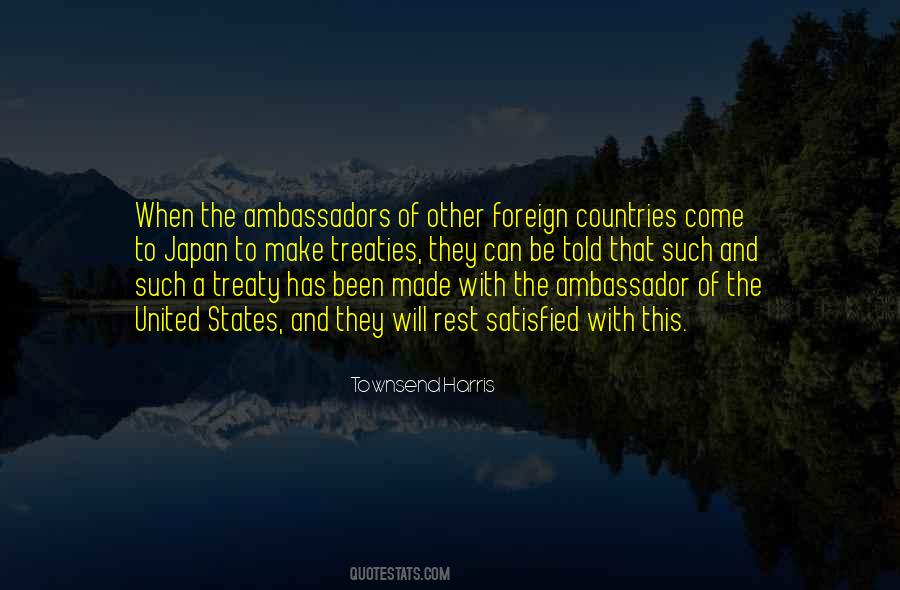 Quotes About Ambassadors #1107681