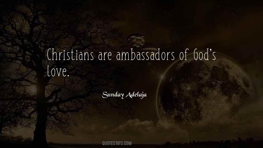 Quotes About Ambassadors #1373776