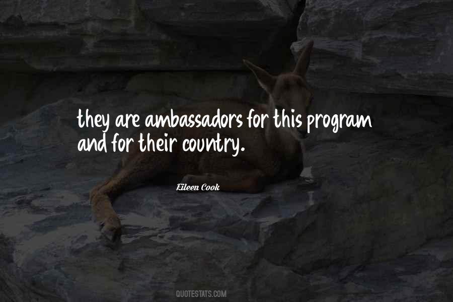 Quotes About Ambassadors #1872878