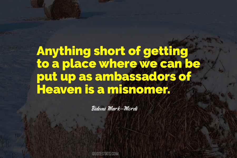 Quotes About Ambassadors #725233