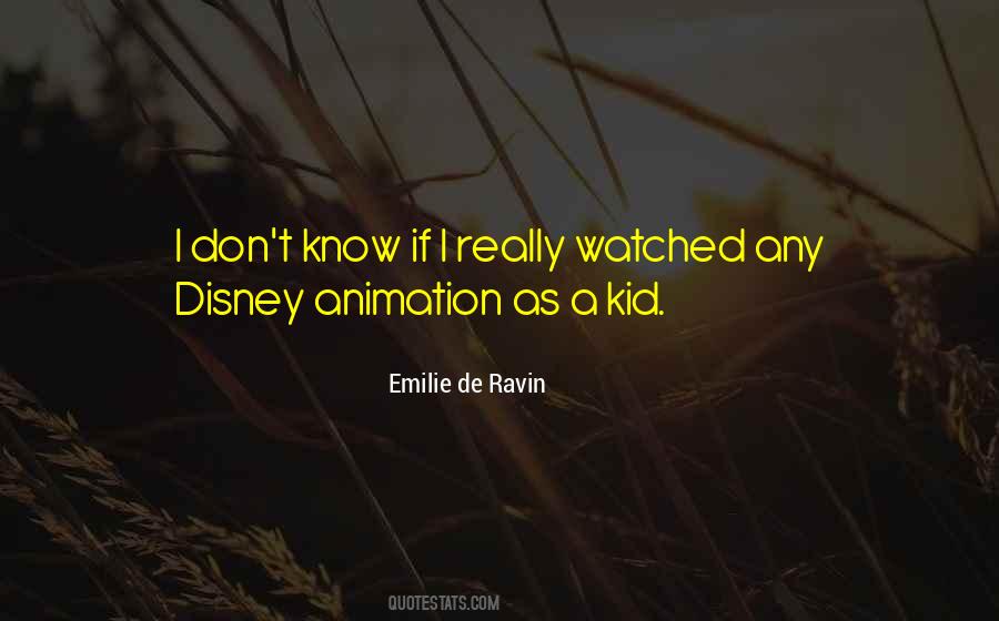 Quotes About Disney Animation #493642