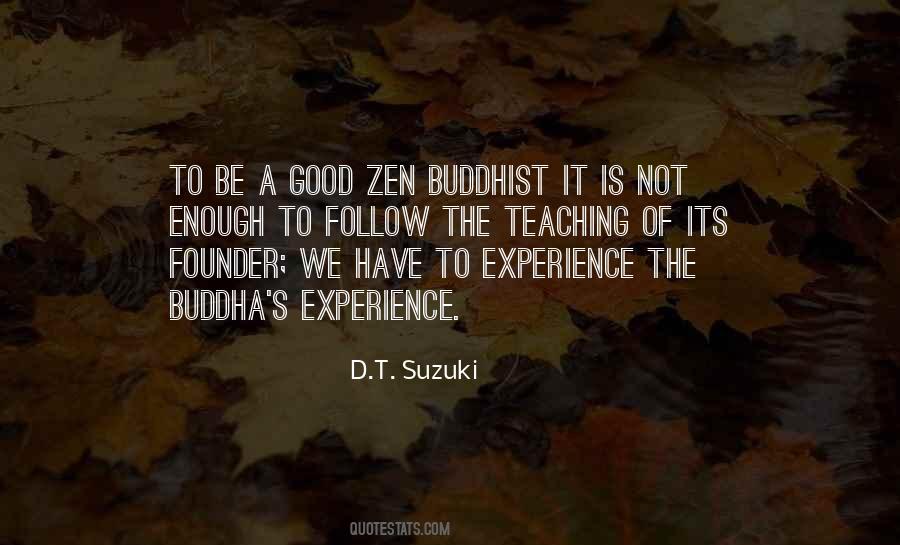 Zen Buddhist Quotes #1216465