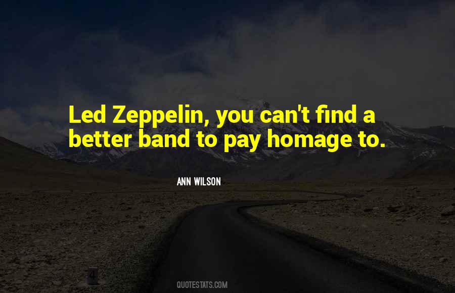 Zeppelin Quotes #396232