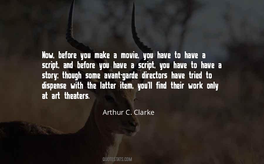 Quotes About Movie Theaters #225720