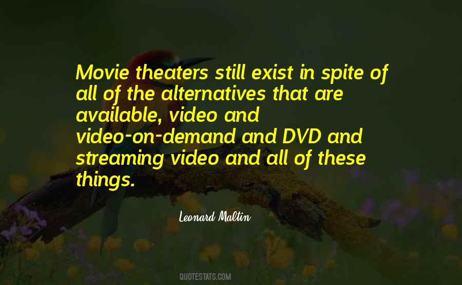 Quotes About Movie Theaters #801189