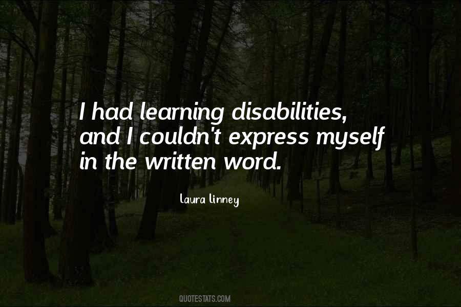 Quotes About Learning Disabilities #879403