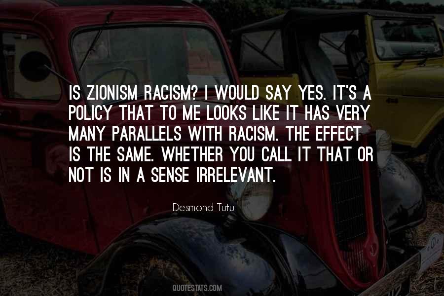 Zionism Racism Quotes #793377