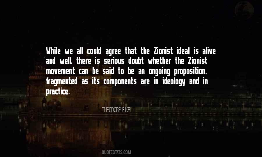 Zionist Movement Quotes #708297